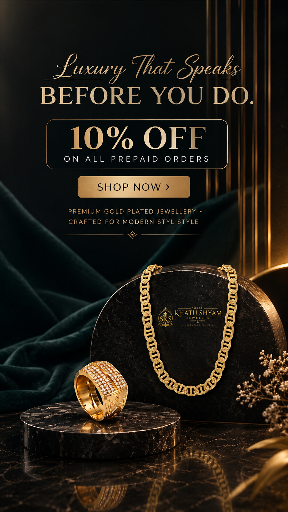 Shree Khatushyam Jewellery Mobile SLider